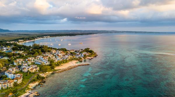 an aerial photo of beachside Negril Jamaica Hedonism 2 an aerial photo of beachside Negril Jamaica Hedonism 2