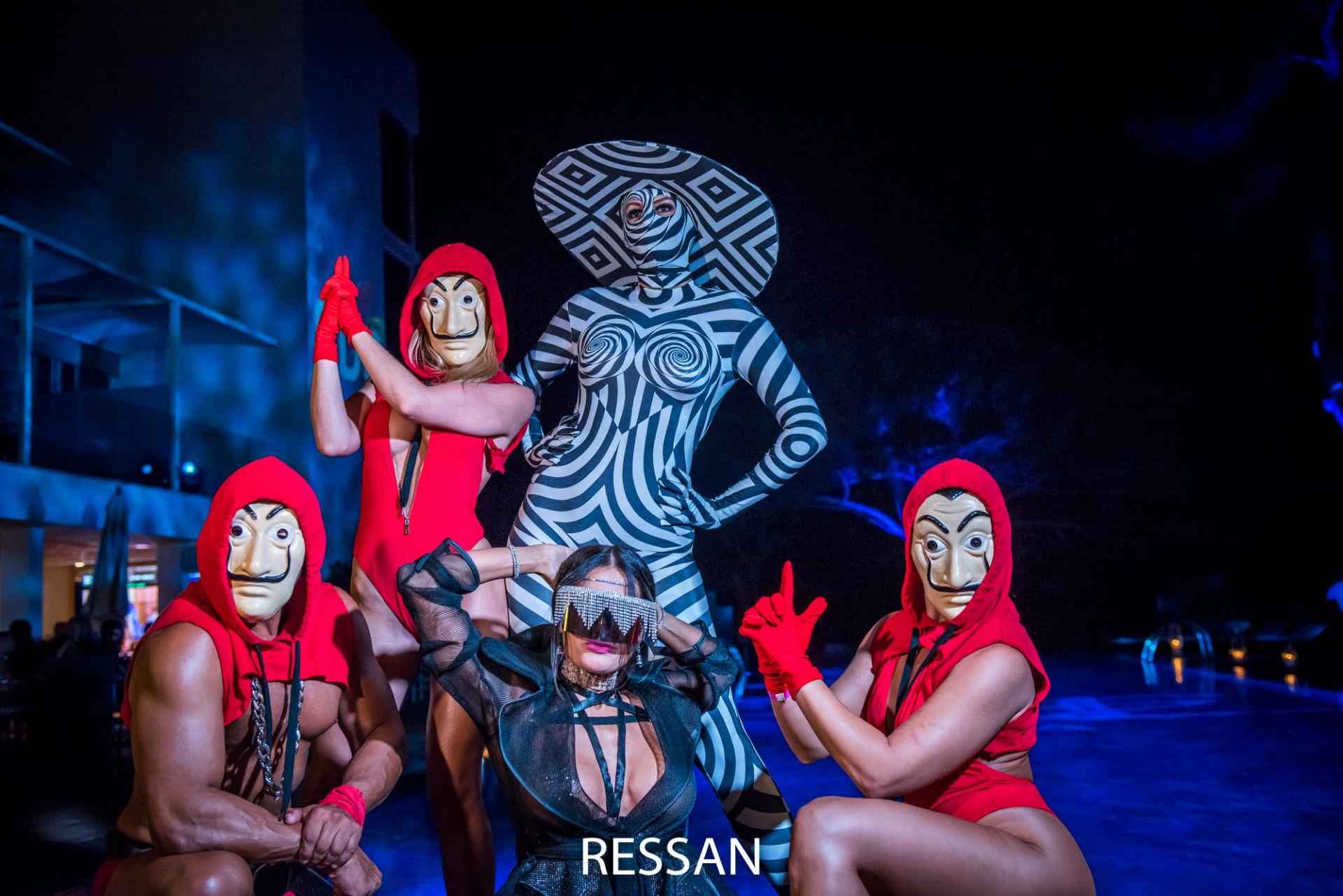 SDC Ibiza Ressan Incognito Night Swingers Resort Theme Party