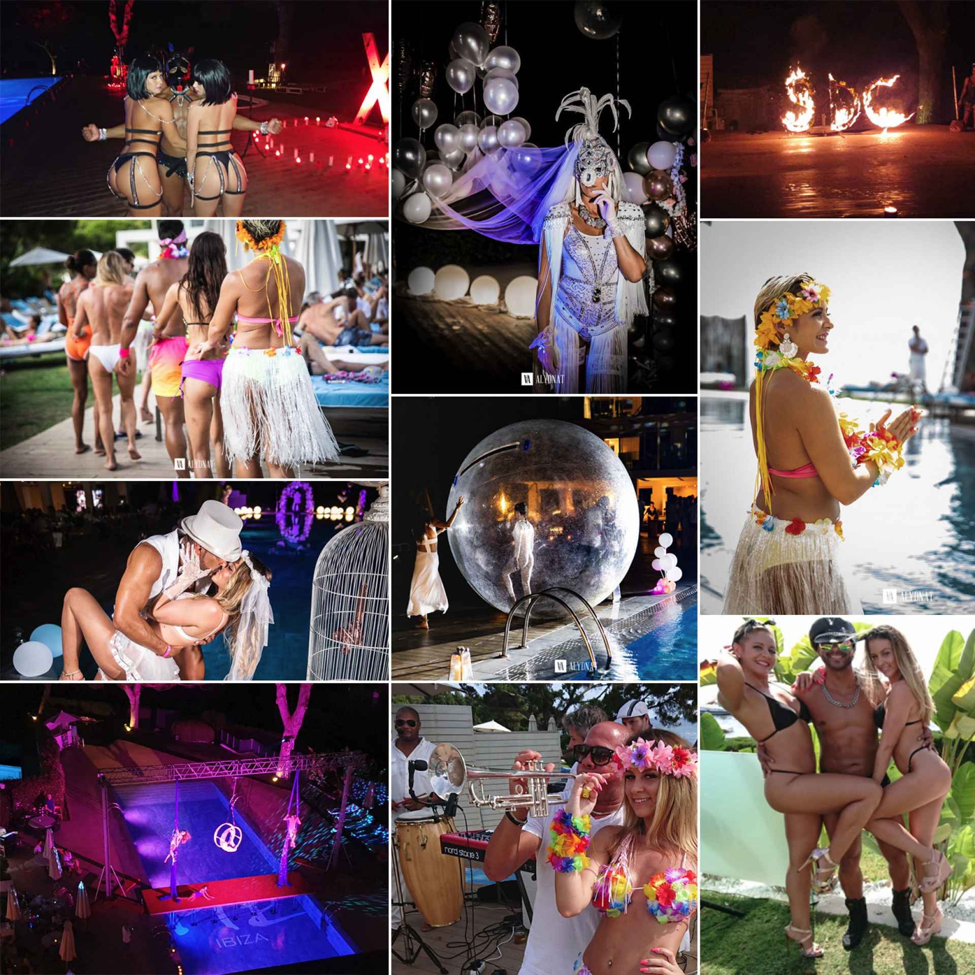 ibiza collage