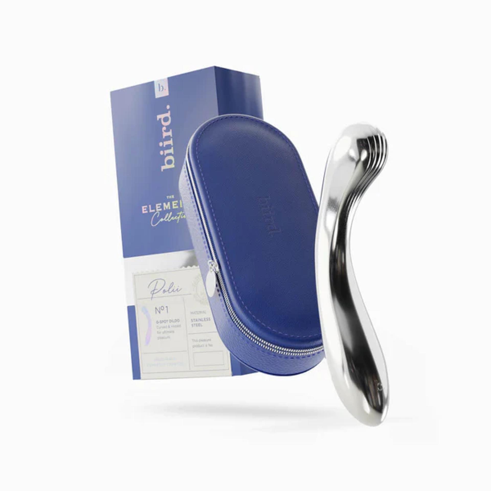 Biird Polii Glass Dildo