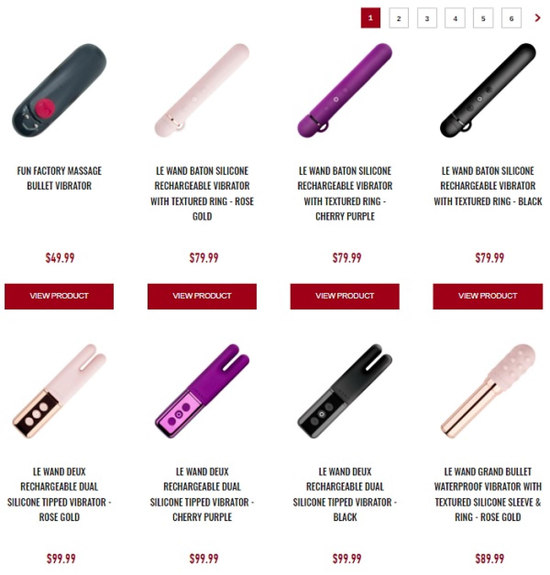 SheVibe collection of sex toys