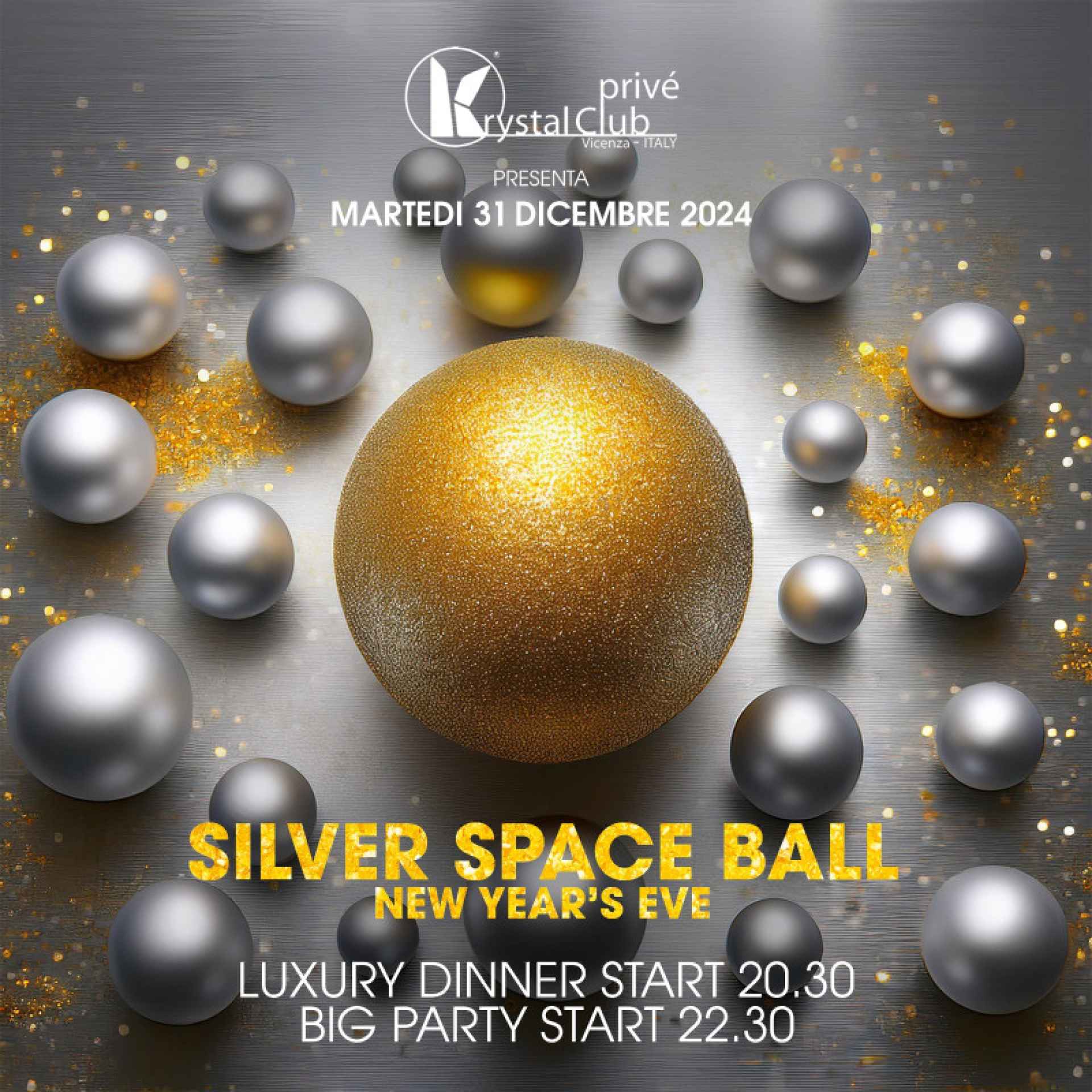 Silver Space Ball