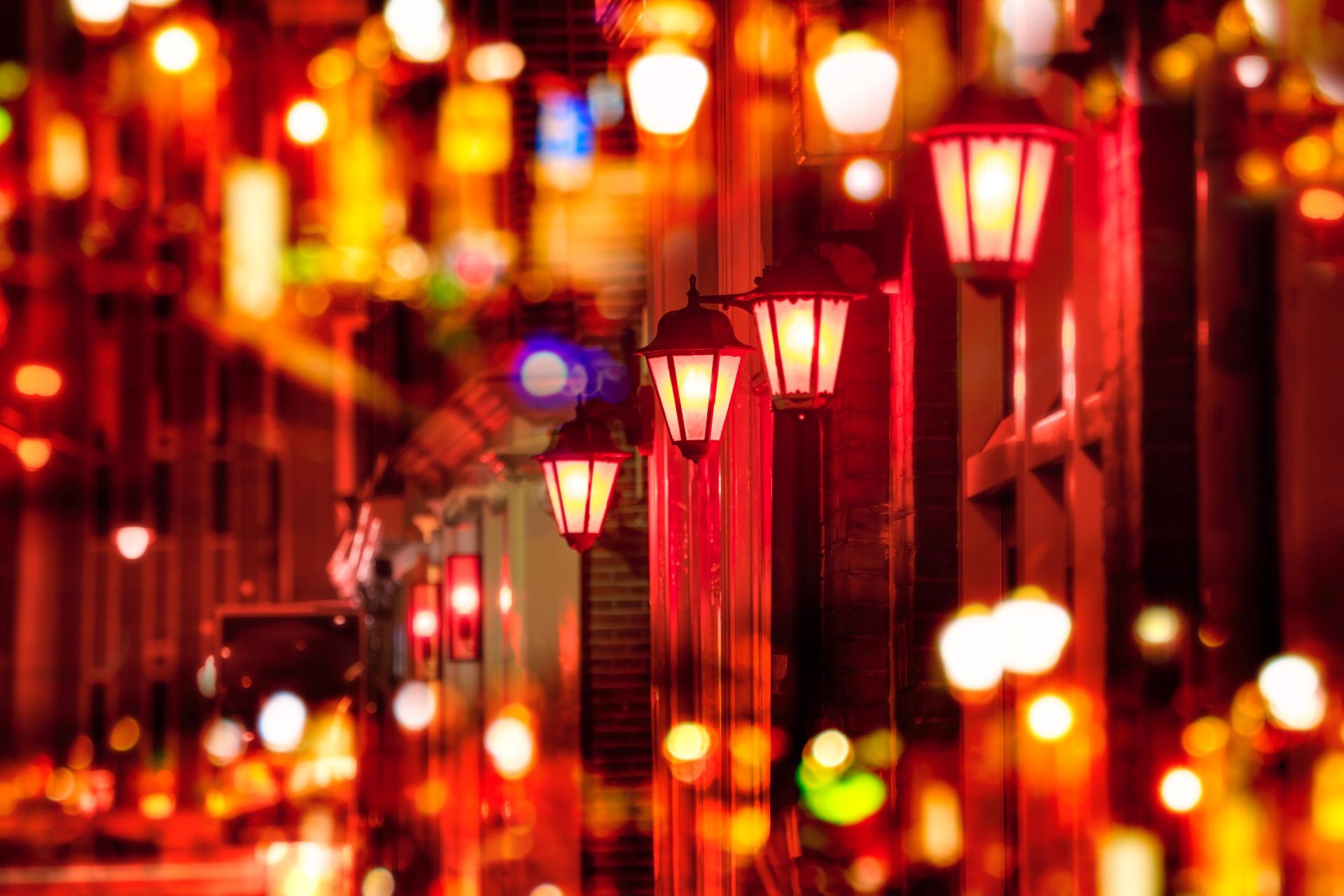 Red Light District in Amsterdam Netherlands