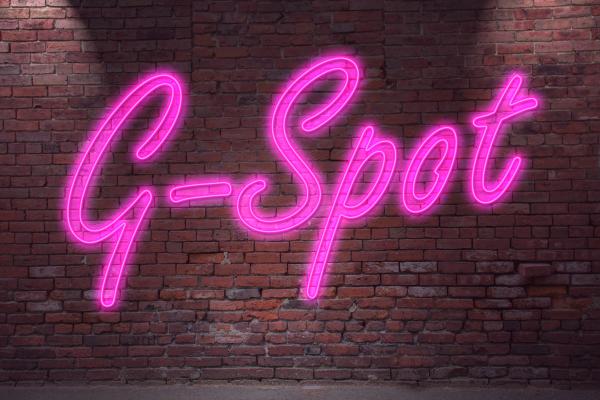 a neon sign that says G-Spot